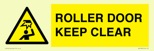 ROLLER DOOR KEEP CLEAR